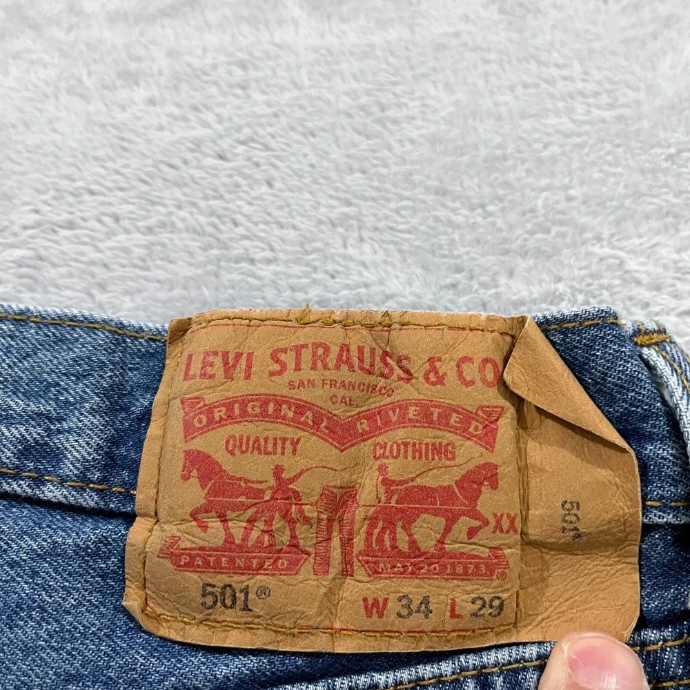 Levi's 501 XX Jeans‎ Denim Men 33x29* Jeans Straight Button Fly Blue